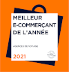 Meilleur E-Commerçant de l'année - 2020/21 - Catégorie Agences de Voyage