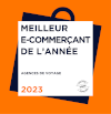 Meilleur E-Commerçant de l'année - 2022/23 - Catégorie Agences de Voyage