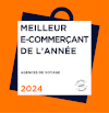 Meilleur E-Commerçant de l'année - 2023/24 - Catégorie Agences de Voyage